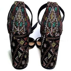 Mix no. 6 Avery multi-colored block heels